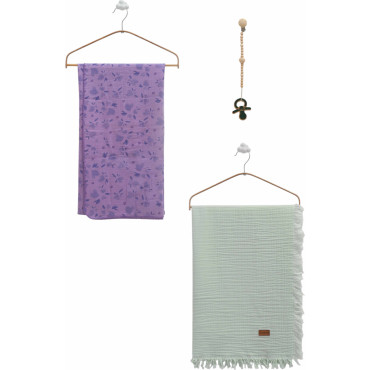 Muslin blankets set 2pcs, series BASIC. (Expected date)