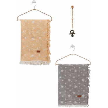 Muslin blankets set 2pcs, series BASIC. (Expected date)