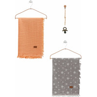 Muslin blankets set 2pcs, series BASIC