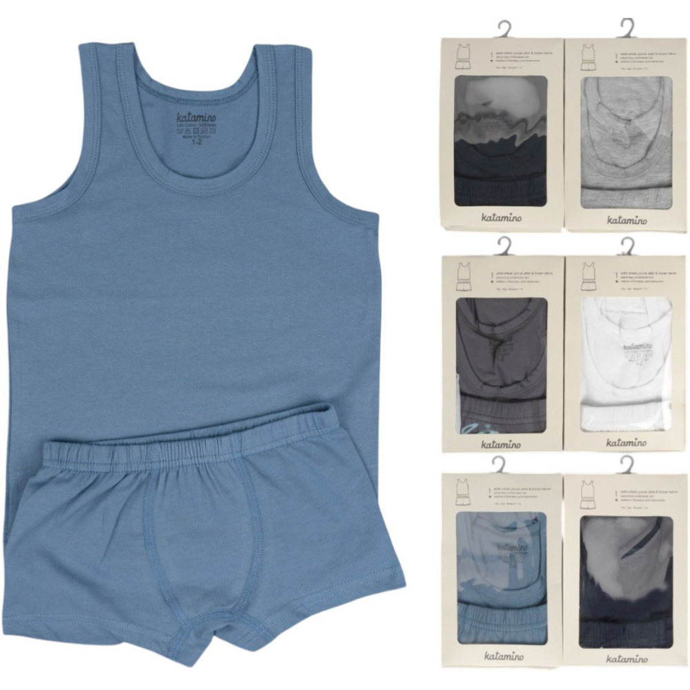 Set tank top+briefs Duz Boy