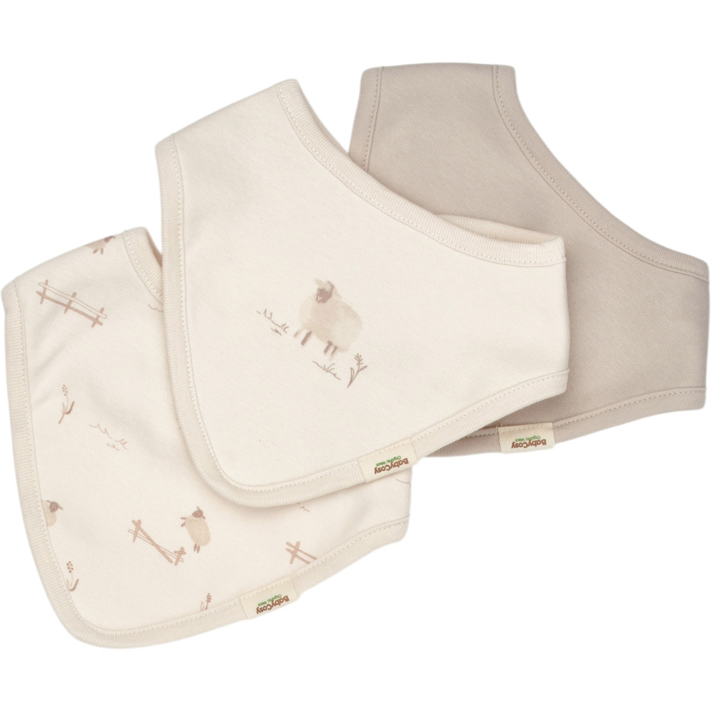 Bibs set 3pcs (pack of 5 sets)