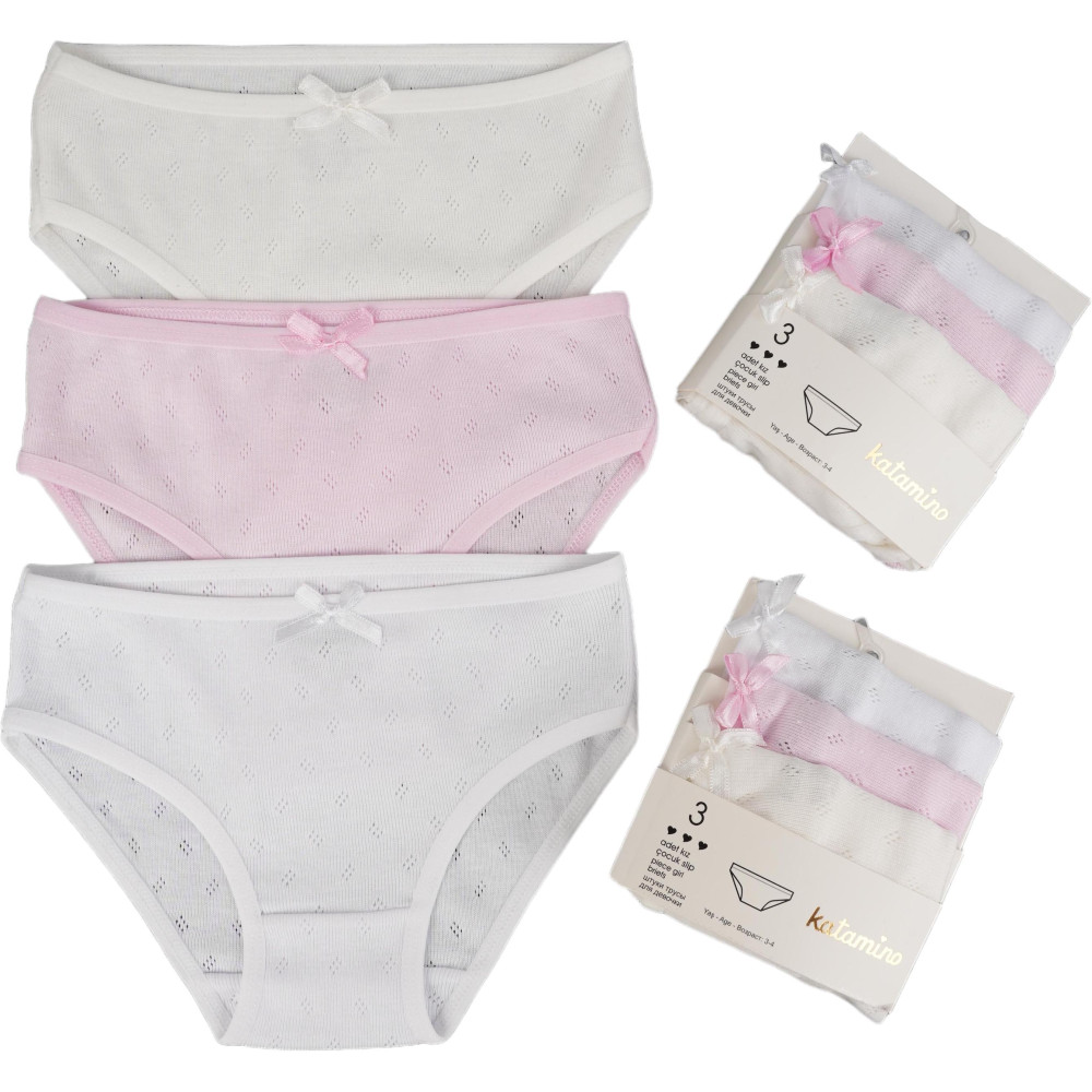 Set panties 3pcs (pack of 4 sets) 