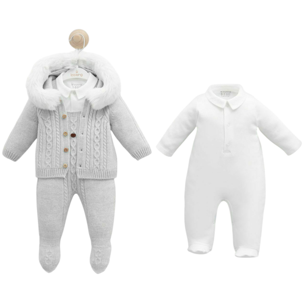 Set overalls+overalls+sweater
