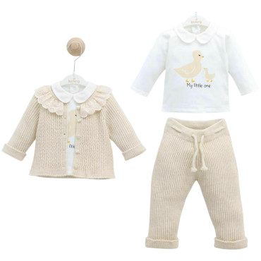 Set sweater+sweater+pants