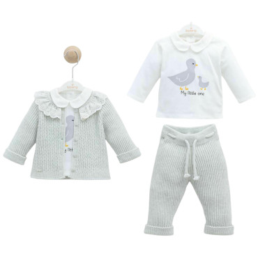 Set sweater+sweater+pants