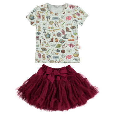 Set (T-shirt+Skirt) 