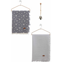 Muslin blankets set 2pcs, series BASIC