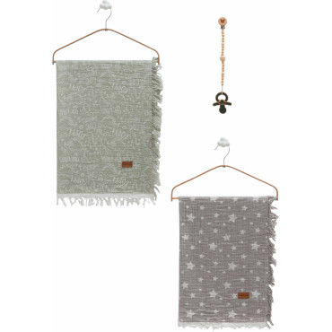 Muslin blankets set 2pcs, series BASIC. (Expected date)