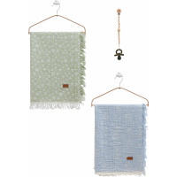 Muslin blankets set 2pcs, series BASIC