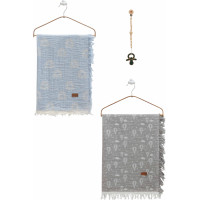 Muslin blankets set 2pcs, series BASIC