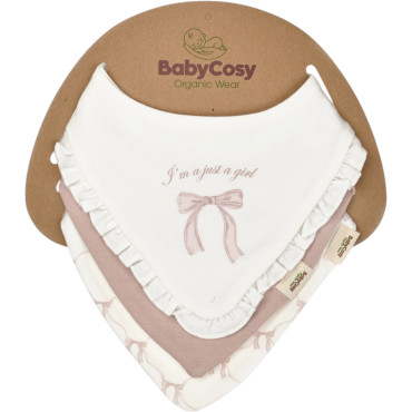 Bibs set 3pcs (pack of 5 sets)