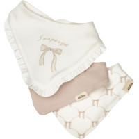 Bibs set 3pcs (pack of 5 sets)