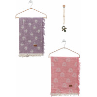 Muslin blankets set 2pcs, series BASIC