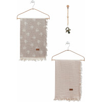 Muslin blankets set 2pcs, series BASIC