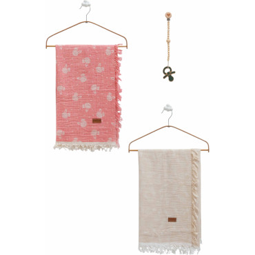 Muslin blankets set 2pcs, series BASIC. (Expected date)