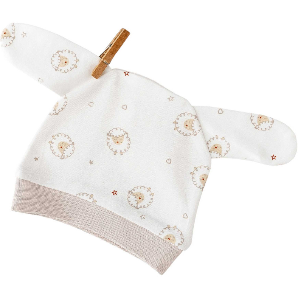 Hat set 2pcs (pack of 6 sets), series TINNY'S SHEEP