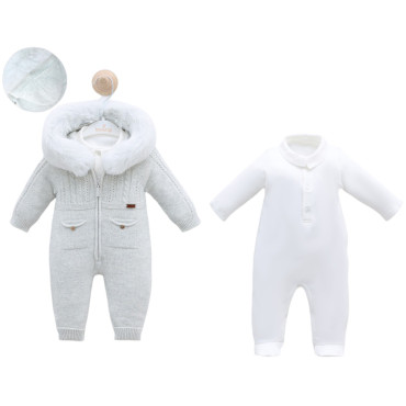 Knitted overalls