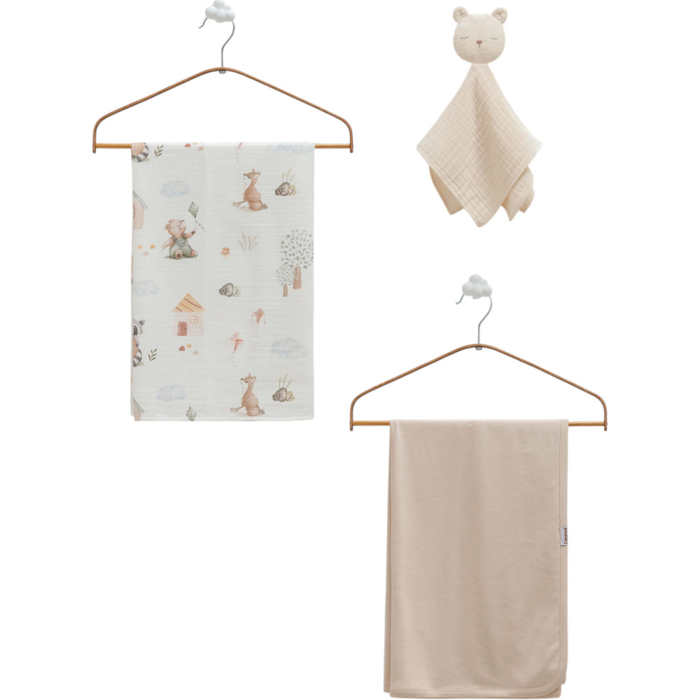 Blanket+blanke+handkerchief, series BASIC. (Expected date)