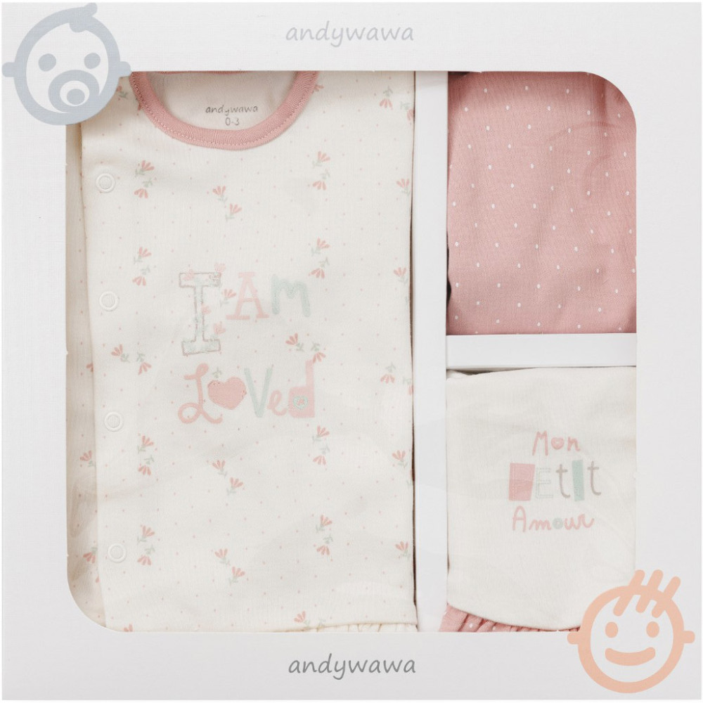 Set 5 items, series MON PETIT AMOUR