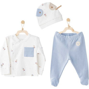 Set overalls+pants+hat, series RAINBOW