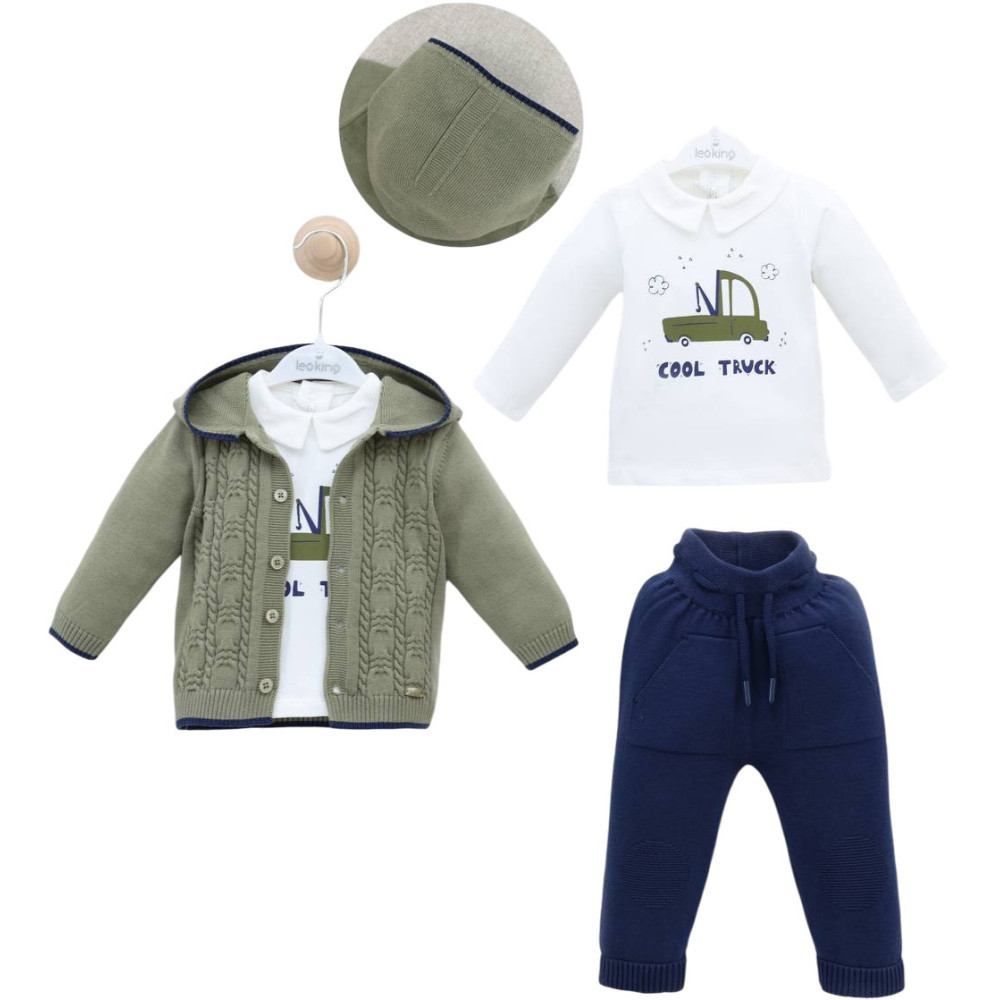 Set sweater+sweater+pants