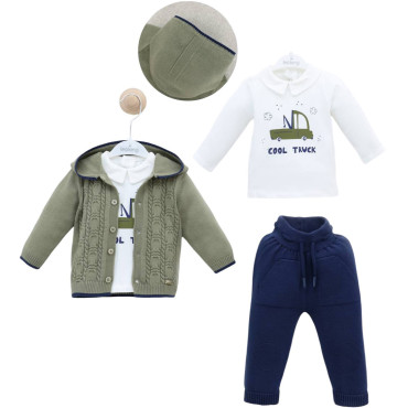 Set sweater+sweater+pants