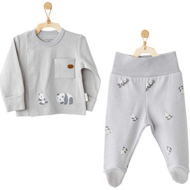 Set loose jacket+pants, series KEEP SMILING