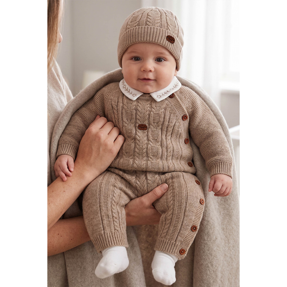 Overalls  knitted+overalls  knitted+hat