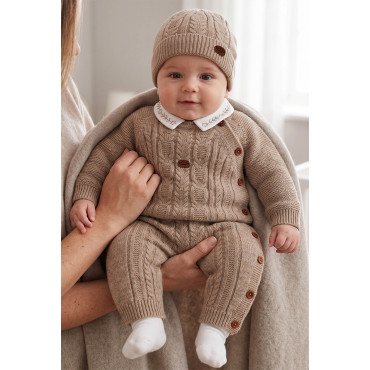 Overalls  knitted+overalls  knitted+hat