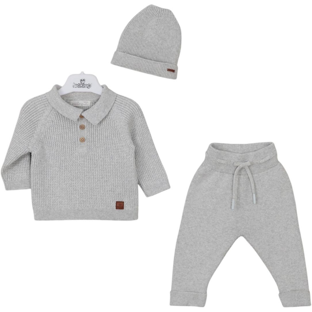Set sweater+pants+hat