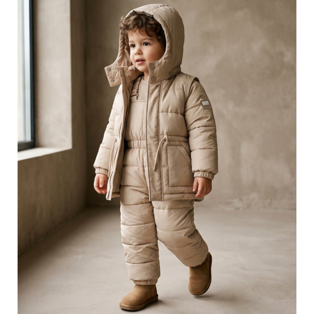 Jacket and Half-Overalls Set