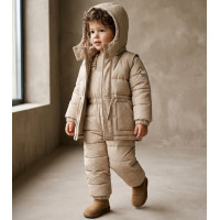 Jacket and Half-Overalls Set