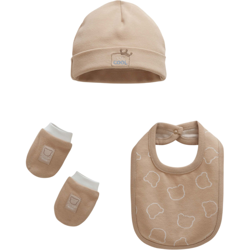 Hat+bib+gloves, series VERY COOL