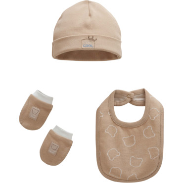 Hat+bib+gloves, series VERY COOL