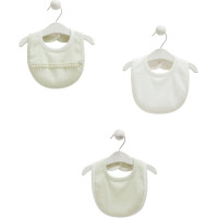 Bibs set 3pcs (pack of 4 sets), series ROMANTIC COLOR