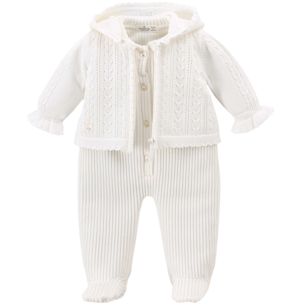 Set sweater+overalls