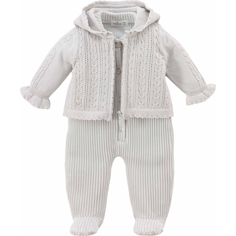 Set sweater+overalls