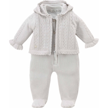 Set sweater+overalls