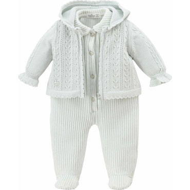 Set sweater+overalls