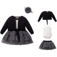 Set bolero+body+skirt+headband