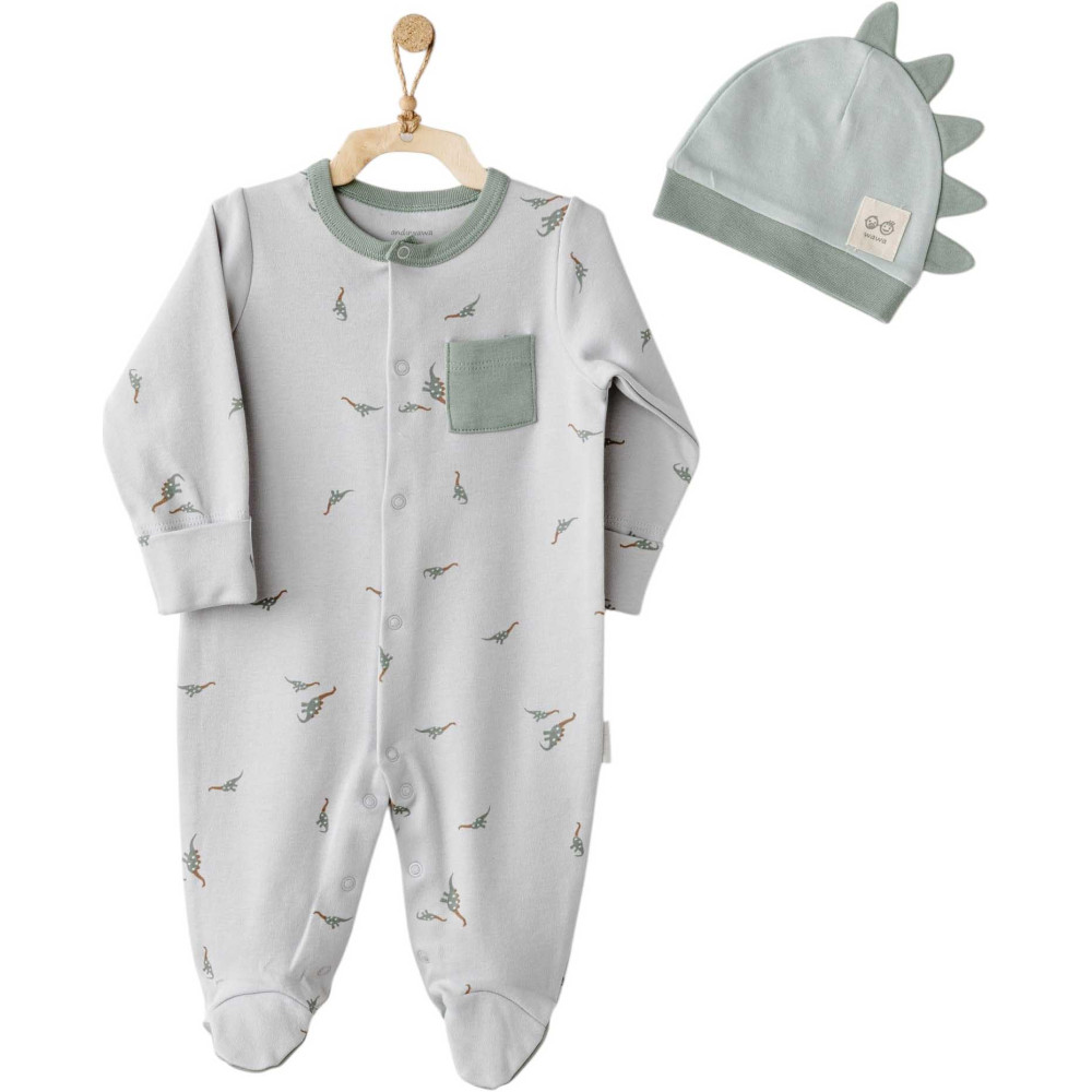 Overalls+Hat, series MUNNY'S SNUGGLE SAURUS