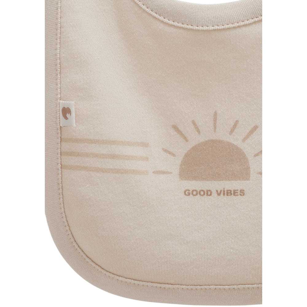 Bibs set 3pcs (pack of 4 sets), series GOOD VIBES