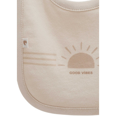 Bibs set 3pcs (pack of 4 sets), series GOOD VIBES