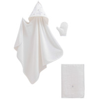 Set towel + diaper + washcloth, BASIC series