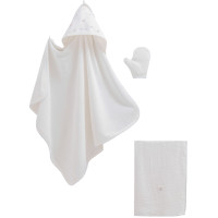 Set towel + diaper + washcloth, BASIC series