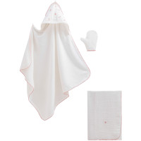 Set towel + diaper + washcloth, BASIC series