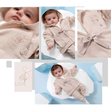 Set sweater+sweater+pants, series PETITE BABY
