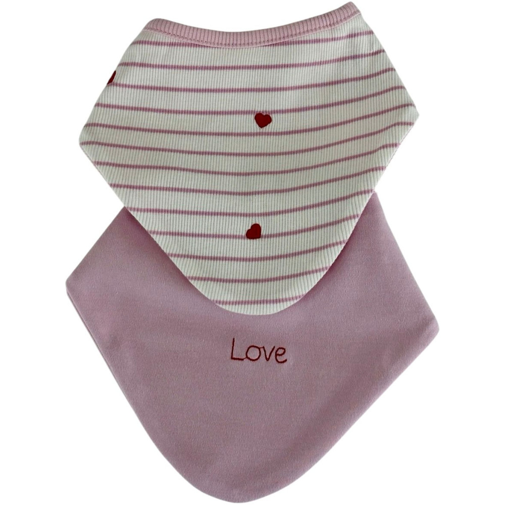 Bibs set 3pcs (pack of 6 sets) 