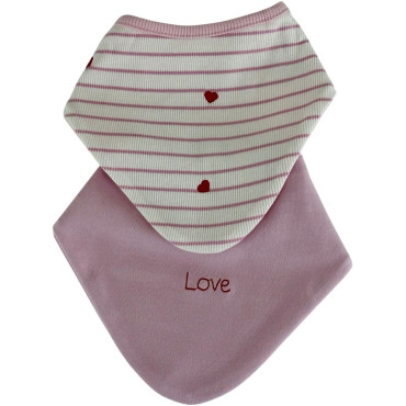 Bibs set 3pcs (pack of 6 sets) 