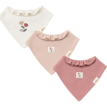 Bibs set 3pcs (pack of 10 sets)